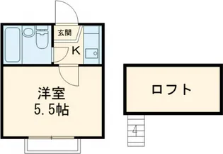 コーポ巣鴨 B棟【103号室】の間取り