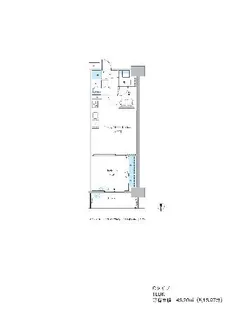 グランセジュール大国町【8階】の間取り