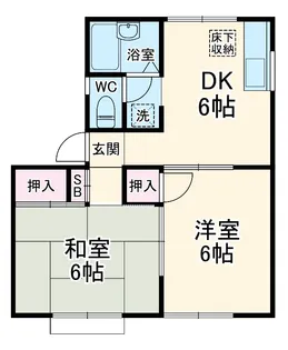 ハイツHI【2階】の間取り