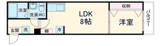 (仮称)川越こもれびLYCKA【2階】の間取り