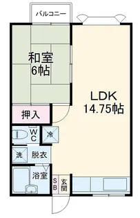 コーポヒロ【104号室】の間取り