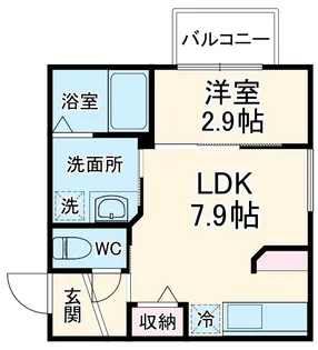 ブランシェ服部【3階】の間取り