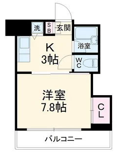 ヴァンクリフガーデン【2階】の間取り