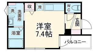 ブランシェ服部【3階】の間取り