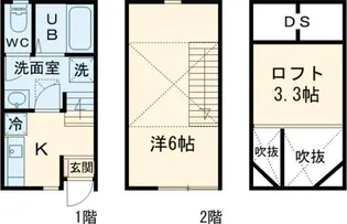 カーサ戸越公園【1階】の間取り