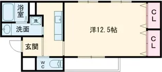 ガーデンコート洛西【103号室】の間取り