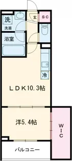 MOCXION扇【2階】の間取り