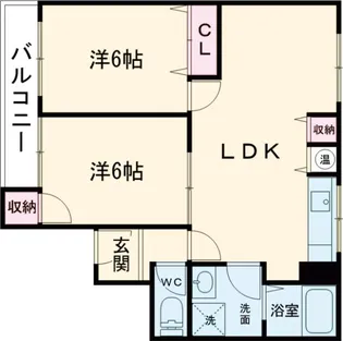 ナンノ第22号館【1階】の間取り