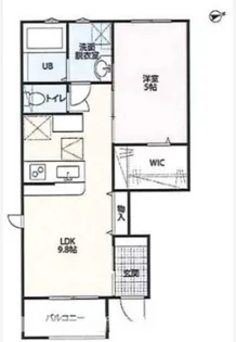 LOTUS池新田【201号室】の間取り