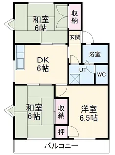 コーポ松井【301号室】の間取り