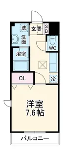 メゾンドシェンヌ【2階】の間取り