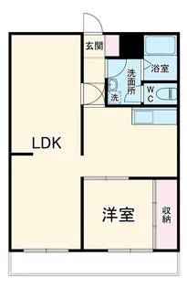 ヒルトップ梶ヶ谷【1階】の間取り