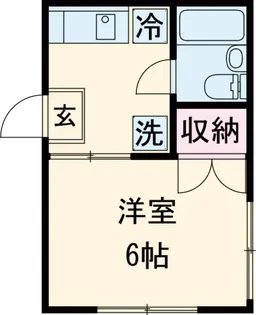 ハイムハンサム【1階】の間取り