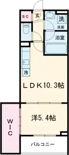 MOCXION扇【2階】の間取り