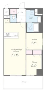 さがみLTレジデンス【405号室】の間取り