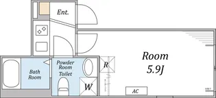 シアターハウス赤羽【2階】の間取り