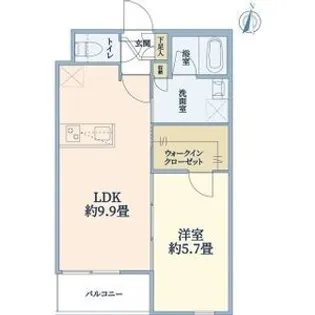 ウェルスクエア豊中本町【2階】の間取り