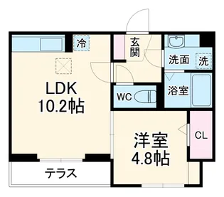 D Paina 今井南町【3階】の間取り