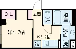 アベニュー板橋【1階】の間取り