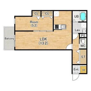 (仮称)ジーメゾン西枇杷島プレフィエ【203号室】の間取り