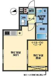 メゾン・ドゥ・アッシュ松戸Ⅱ【1階】の間取り