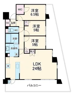 プロミライズ青葉台D棟【2階】の間取り