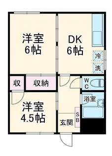 カーサ大船【1階】の間取り