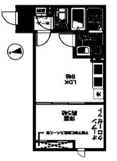 メゾン・ドゥ・アッシュ松戸Ⅱ【3階】の間取り