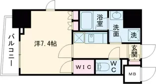 フェルクルールプレスト池袋WEST【2階】の間取り