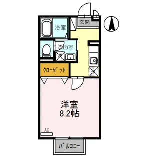 サクシードカワムラ【1階】の間取り