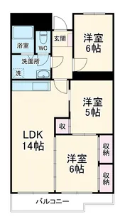 セントラルレジデンス相生苑【2F号室】の間取り