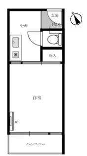吉祥寺 MOビル【402号室】の間取り