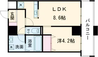 プランドール【7階】の間取り
