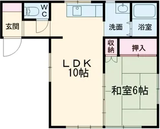 リーコーポ【101号室】の間取り