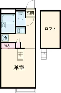 レオパレス浅間台【205号室】の間取り