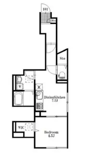 ウィステリアアイ【1階】の間取り