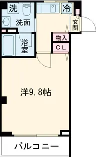 アボリアスハウス笹塚【1階】の間取り