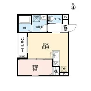 クラムズ黄金【301号室】の間取り