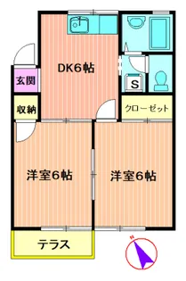 メゾン寿【1階】の間取り
