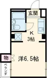 クレスト上北沢【206号室】の間取り