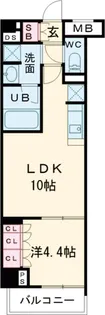 Alivis綾瀬【2階】の間取り