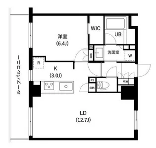 ザ・レジデンス三ノ輪Ⅱ【3階】の間取り