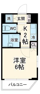 ルーブル武蔵小杉参番館【3階】の間取り