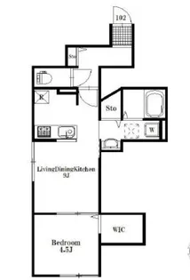 ウィステリアアイ【1階】の間取り