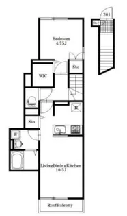 ウィステリアアイ【1階】の間取り