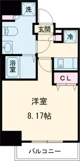 ハウスセゾン新板橋【12階】の間取り