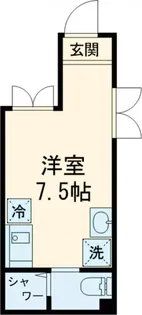 VARY's 北千住 【1C号室】の間取り