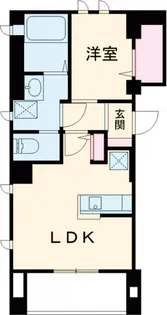 ヴェルデブレッツア等々力 【1階】の間取り
