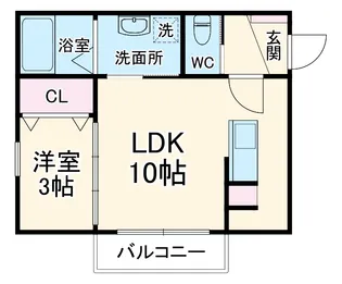 Merveille御薗【3階】の間取り