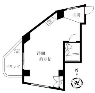 大野ビル【203号室】の間取り